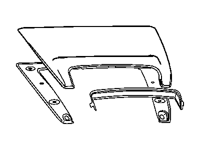 Dodge 5159224AA GASKET Hood