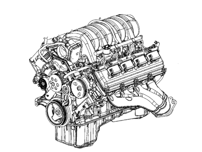 Mopar 5045472AB Engine Complete