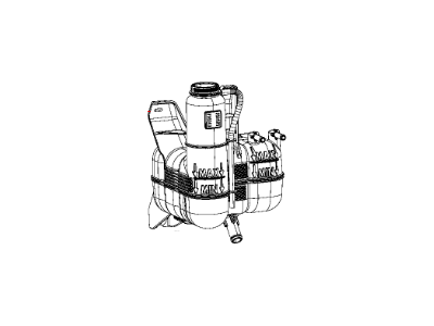 Mopar 68184910AD Bottle Coolant Recovery