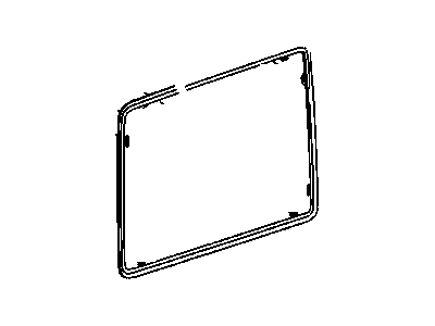 Mopar 55396802AD Quarter Glass, Rear Passenger Side