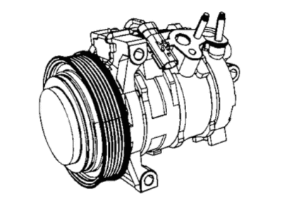 Jeep Wrangler A/C Compressor - 68289891AB