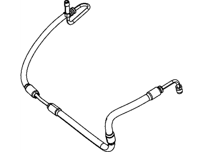 Jeep 68078350AJ HOSE Power Steering Return Gear to Reservoir