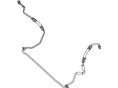 Jeep 68078359AD HOSE Power Steering Return