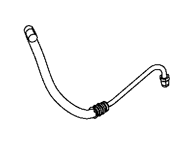 Jeep 52060176AG HOSE Power Steering Return Gear to Reservoir