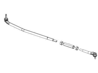 Ram 68338342AD DRAG LINK Steering Assembly