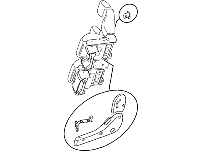 Chrysler 5083033AA RISER Seat