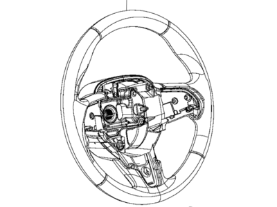 2018 Chrysler 300 Steering Wheel - 5ZC00LA3AA