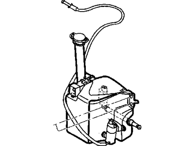 Jeep 5011809AA GROMMET Windshield Washer Pump Pump Grommet