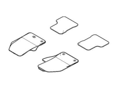 Jeep 82214323 Mat Kit - Floor - Complete