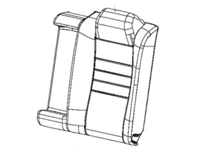 Mopar 5YB75DX9AA Cover Rear Seat Back Left