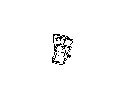 Dodge 55056045AA ADAPTER Defroster Duct