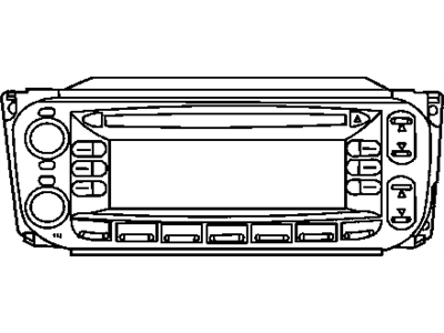 Chrysler 56043286AF RADIO AM/FM CD W/NAV/DVD & CD-CTRL