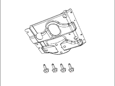 Jeep 82210769 SKID PLATE KIT Front