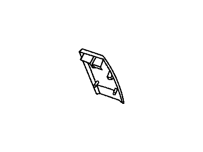 Chrysler 1CC74ZJ8AA CAP Floor Console End