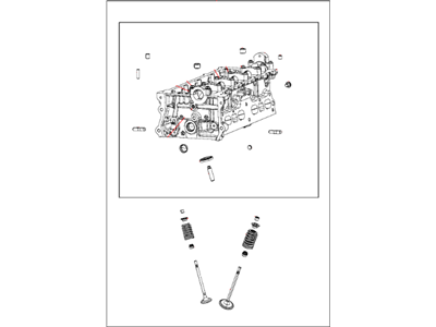 Mopar 5048020AB Head Assembly Engine Cylinder