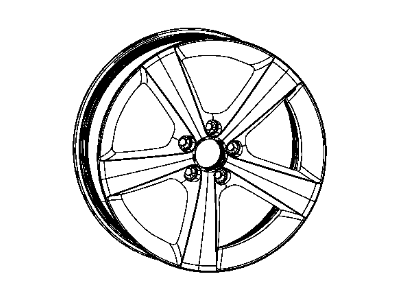 Dodge Dart Spare Wheel - 1TH59XZAAA