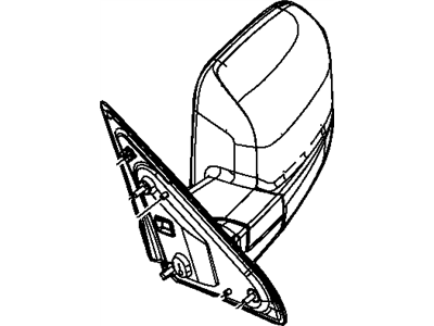 2014 Ram 2500 Car Mirror - 68142669AD