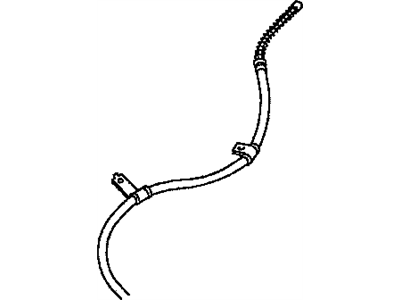 1998 Chrysler Sebring Parking Brake Cable - MR205956