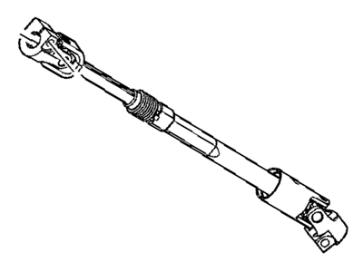 Dodge 4865588AC SHAFT Steering column intermediate