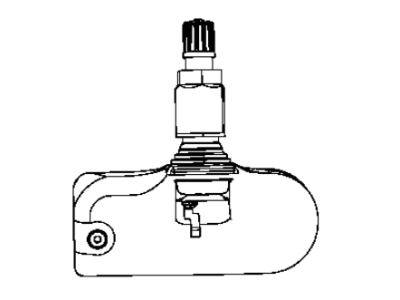 Chrysler TPMS Sensor - 68406533AA