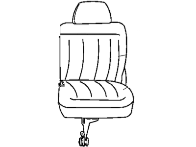 2005 Dodge Grand Caravan Seat Cushion - 1CA351D1AA