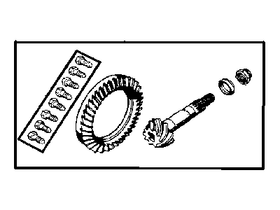 Jeep 4761678 GEAR KIT Ring And Pinion