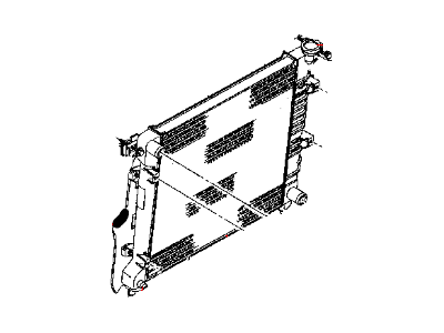 Dodge Durango Radiator - 52029280AC
