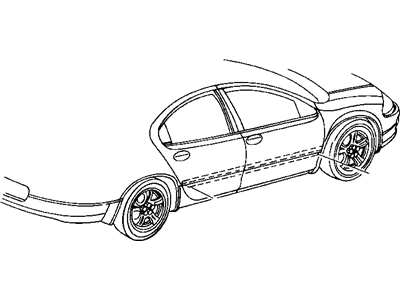 Chrysler 5066129AA SEAL B-Pillar