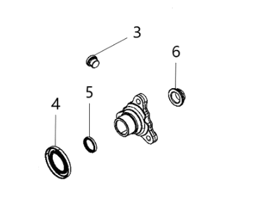 Ram 68402923AA FLANGE Output