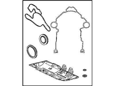 Dodge 5135818AE GASKET PACKAGE Engine Lower See Note
