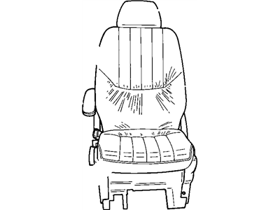 Dodge ZB381L5AA SEAT COMPLETE Front