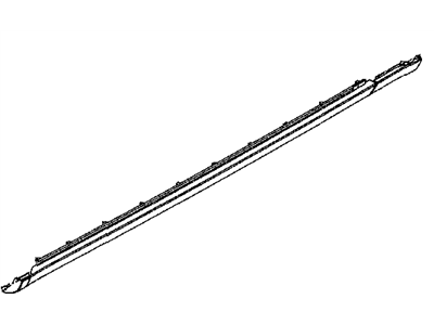 Mopar 1JK94TZZAB Rocker Molding, Passenger Side