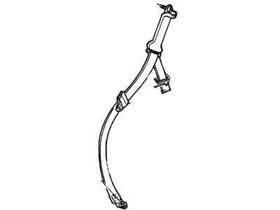 1996 Jeep Cherokee Seat Belt - 5DA35PY6