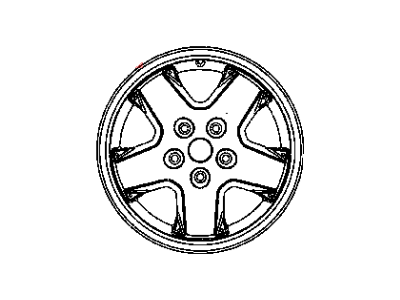 Jeep Liberty Spare Wheel - 5GK75PAKAC