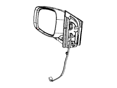 Ram Car Mirror - 1JG691BUAG