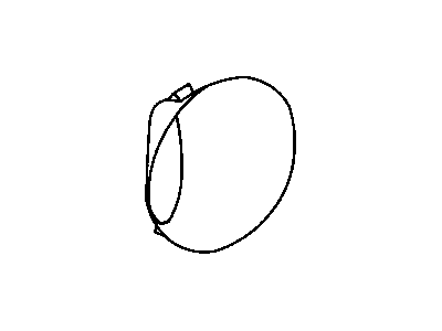 Mopar 55077238AC Bezel Fog Lamp