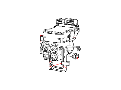 Dodge Ram 2500 ABS Control Module - 52121408AD