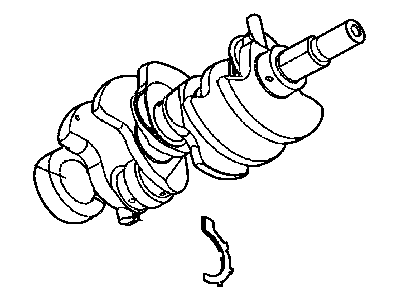 Jeep 53020959AB CRANKSHAFT
