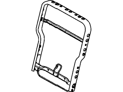 Chrysler 5175268AA FRAME Second Row Seat Back
