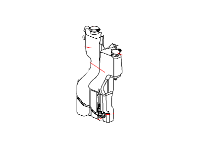 Mopar 55056520AA Bottle Coolant Reserve & Washer Fluid