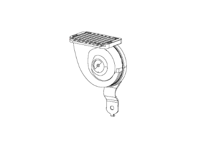 Dodge 68214401AB HORN AND BRACKET Low Note