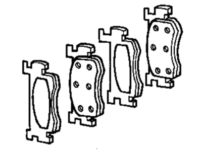 2002 Dodge Durango Brake Pad - BHKH5568