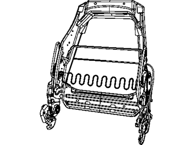 Chrysler 5175650AA FRAME Front Seat Back Include Recliners