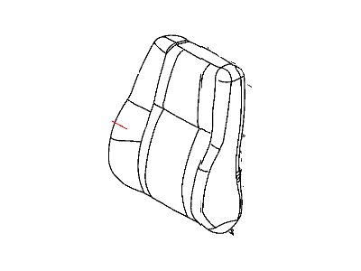 Jeep 1EX641D5AA COVER Front Seat Back