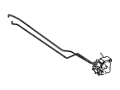 Dodge 4783526 LINK Outside Handle To Latch Rear Door