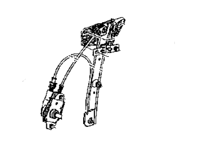 Dodge Neon Window Regulator - 5008037AJ