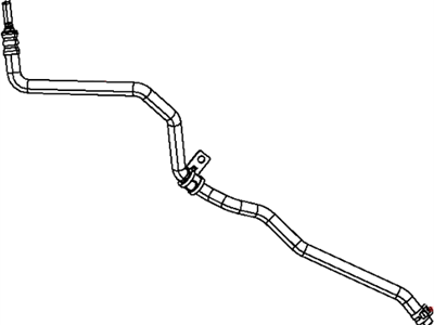 Jeep Power Steering Hose - 5105789AK