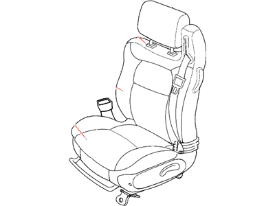 2006 Chrysler Sebring Seat Cushion - ZF171L2AA