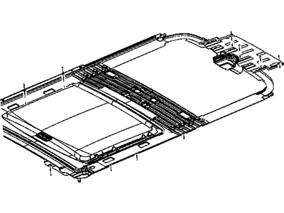 Chrysler 68026590AA MOTOR Sunroof