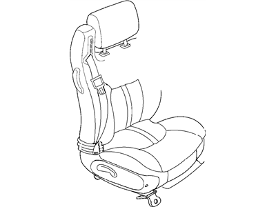 Chrysler PS751WA SLEEVE Headrest